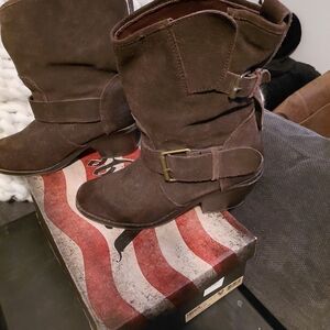 DV by Dolce Vita Dark Brown Ankle Booties